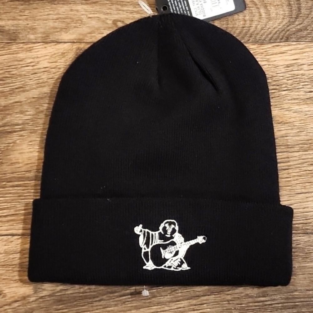 True Religion Buddha Logo Flip Beanie‎ - Picture 4 of 5